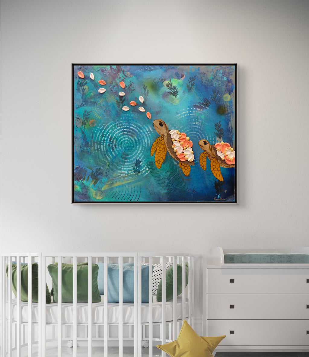 The Wise Sea Turtle - Original Art